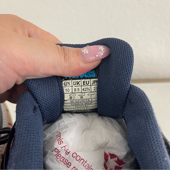 !SOLD! HOKA One One Mood Indigo Blue Dusty Pink Gaviota 2 Running Sneaker Shoes - Picture 13 of 13